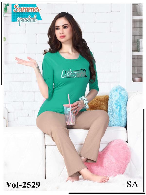 Summer Special New Vol 2529 Hosiery Cotton Night Suit Collection